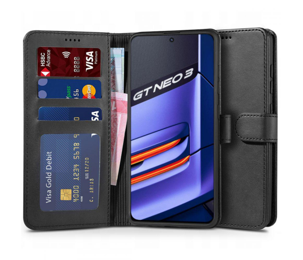Tech-Protect TECH-PROTECT Etui WALLET do REALME GT NEO 3 BLACK # - 1377475 - zdjęcie